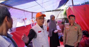 Ketua DPD PKS Cianjur Meninjau Posko Lapangan PKS – DPW PKS Jawa Barat