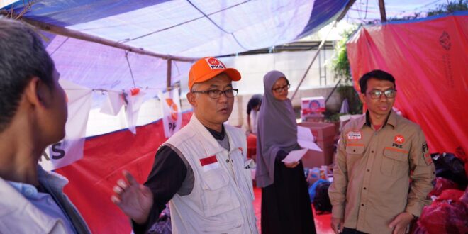 Ketua DPD PKS Cianjur Meninjau Posko Lapangan PKS – DPW PKS Jawa Barat