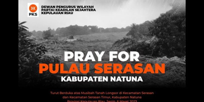 PKS Kepri Langsung Koordinasi di Natuna dan Bantu Korban Bencana Tanah Longsor