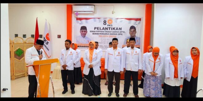 Lantik DPTD-DPD PKS Kota Sorong, Kasuba: Sentra Pemenangan di PBD
