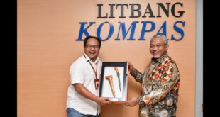 Presiden PKS Sambangi Litbang Kompas Tuk Perdalam Hasil Survei
