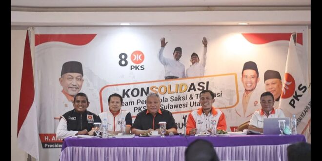 PKS Sulawesi Utara Gelar Konsolidasi Saksi, Tugas Bukan Hanya Amankan Suara di TPS
