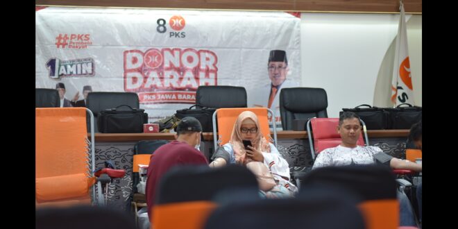 PKS Jabar Berikan Kontribusi Sosial Melalui Kegiatan Donor Darah Bulanan